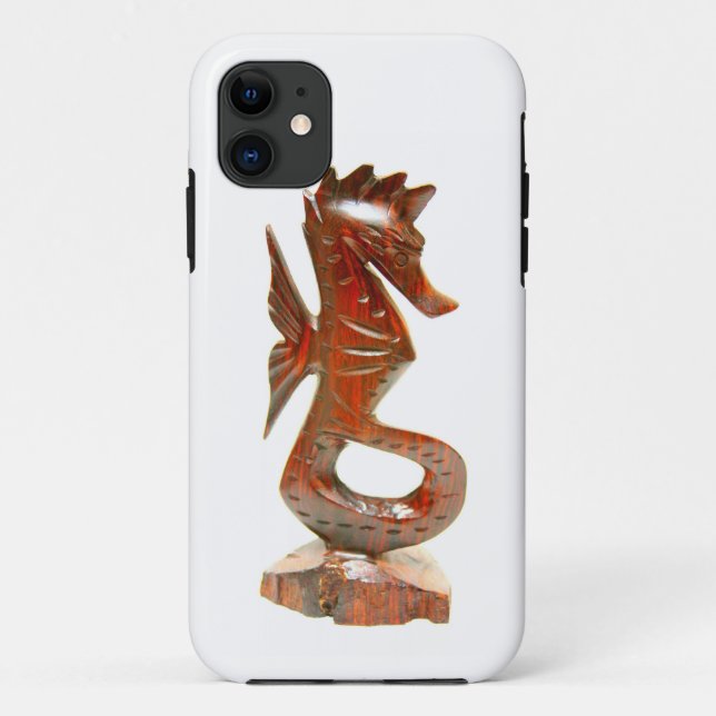 carved seahorse case (Back)