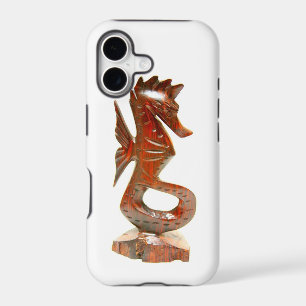 carved seahorse case