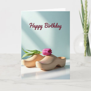 Carved Shoe Birthday Card