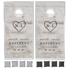 Carved Sweethearts Rustic Tree Wedding Monogram