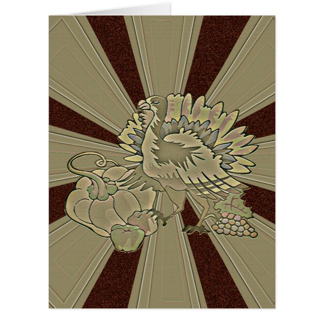 Carved Thanksgiving Turkey - (Front)