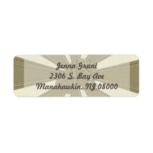 Carved Thanksgiving Turkey - Return Address Label