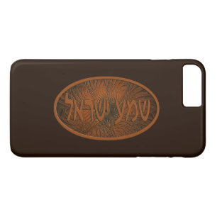 Carved Wood Shema Yisrael iPhone 8 Plus/7 Plus Case