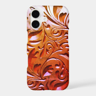 Carved wood woodgrain look elegant abstract brown