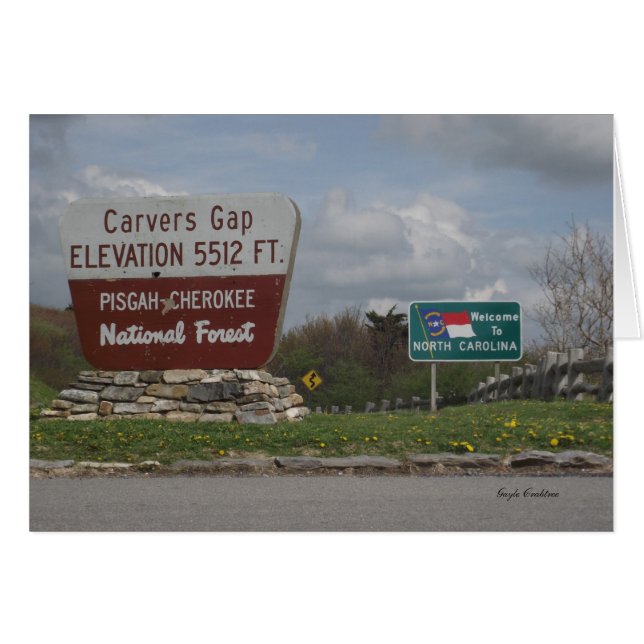 Carvers Gap Pisgah-Cherokee National Forest TN NC (Front Horizontal)