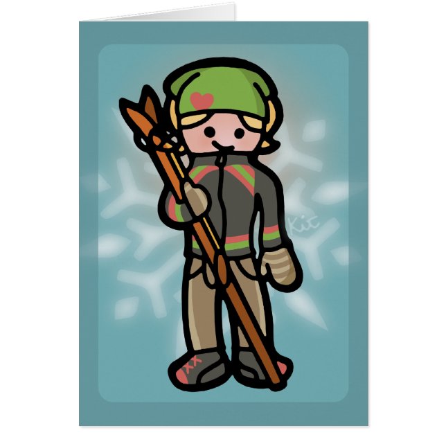 carving card. (Front)