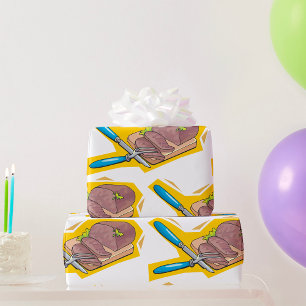 Carving Meat Wrapping Paper