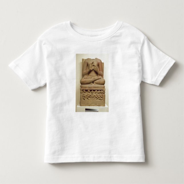 Carving of Buddha in the attitude of preaching a s Toddler T-Shirt (Front)