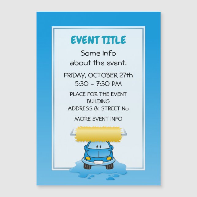 Carwash Cartoon (Front)