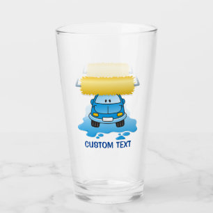 Carwash Cartoon Glass