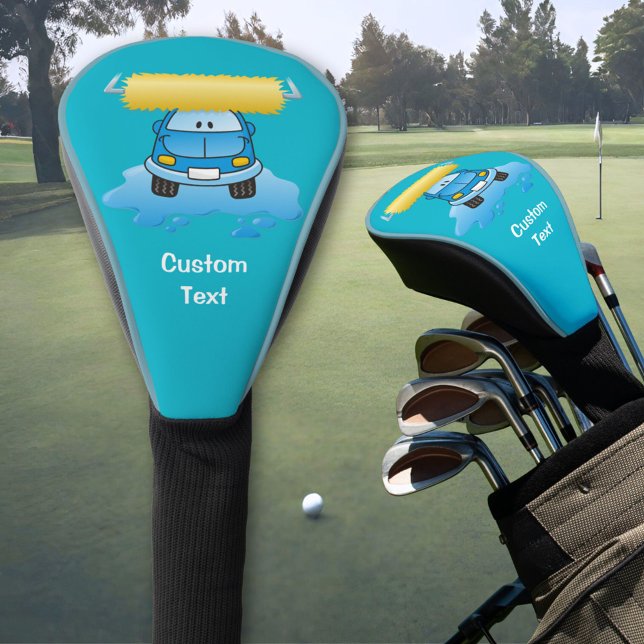 Carwash Cartoon Golf Head Cover (Creator Uploaded)