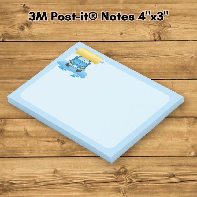 Carwash cartoon post-it notes (Creator Uploaded)