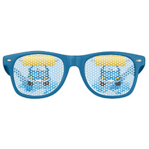 Carwash cartoon retro sunglasses