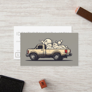 CARWASH customer loyalty punch card