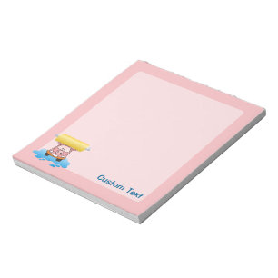 Carwash Pig Cartoon Notepad