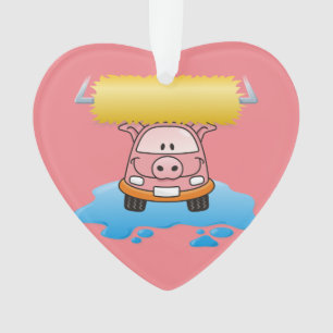 Carwash Pig Ornament