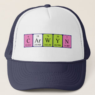 Carwyn periodic table name hat