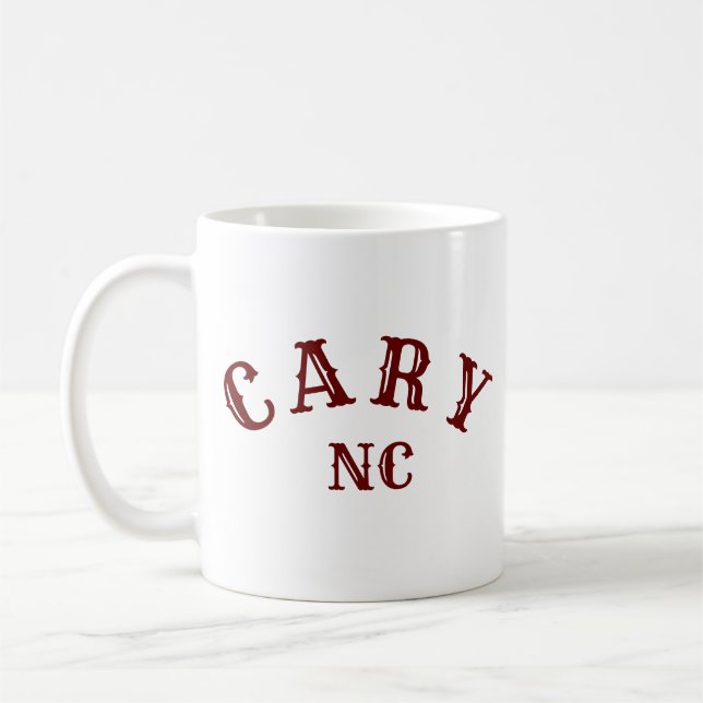 Cary, North Carolina Coffee Mug (Left)