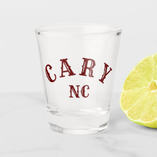 Cary, North Carolina Shot Glass