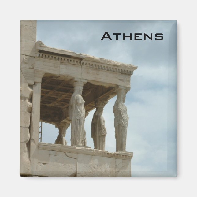 Caryatides - Athens - Acropolis Magnet (Front)