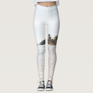 Cas Abao - Tropical Beach Escape #1 #ocean #wall Leggings