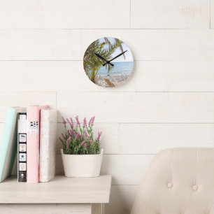 Cas Abao - Tropical Beach Escape #3 #ocean #wall Round Clock