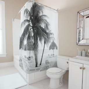 Cas Abao - Tropical Beach Escape #5 #ocean #wall  Shower Curtain