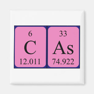 Cas periodic table name magnet