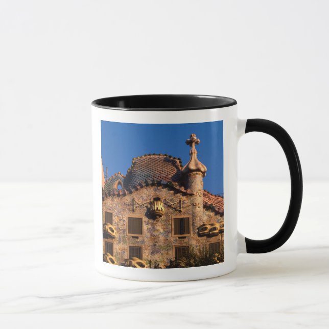 Casa Batilo, Gaudi Architecture, Barcelona, Mug (Right)
