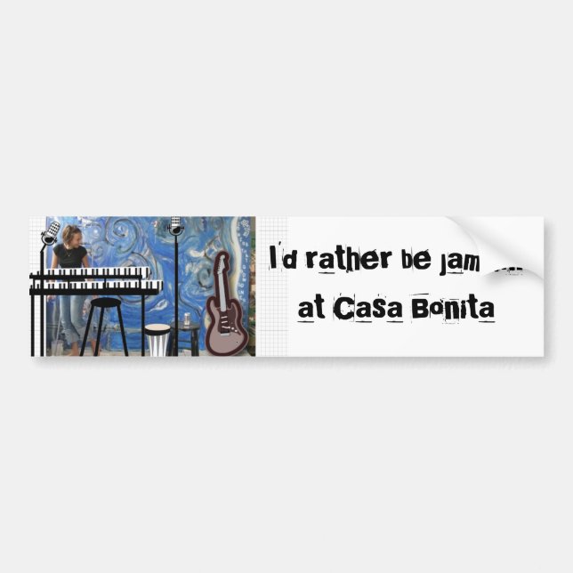 casa bonita bumper sticker (Front)