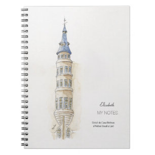 Casa Botines Detail - Antoni Gaudí Notebook
