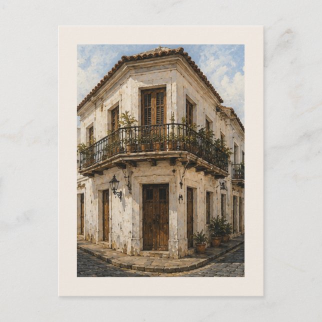 Casa Colonial – Old San Juan Postcard (Front)