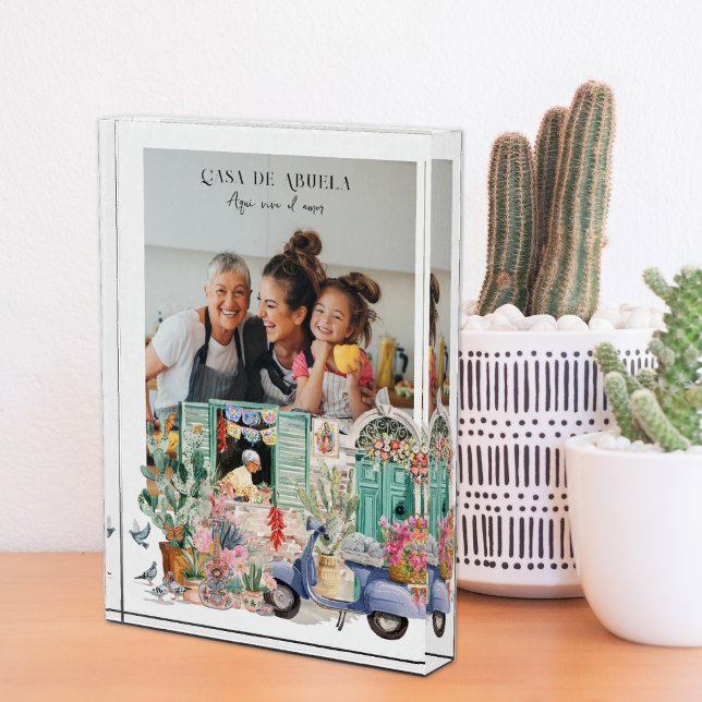 Casa de Abuela | Personalised Photo Block (Creator Uploaded)