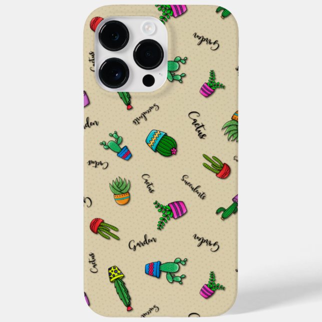 Casa Linha Cactus Case-Mate iPhone Case (Back)