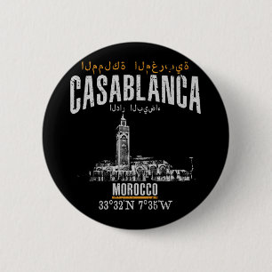 Casablanca 6 Cm Round Badge