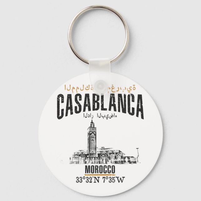 Casablanca Key Ring (Front)