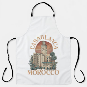 casablanca morocco apron