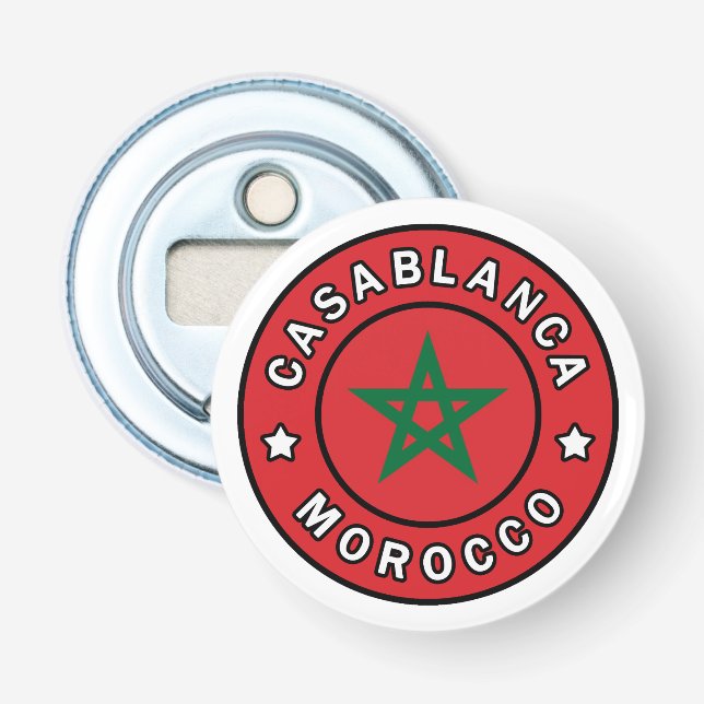Casablanca Morocco Bottle Opener (Front)