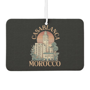 casablanca morocco car air freshener