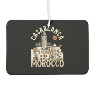 casablanca morocco car air freshener