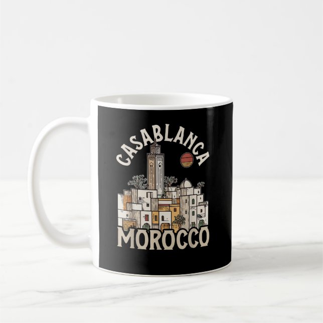 casablanca morocco  coffee mug (Left)