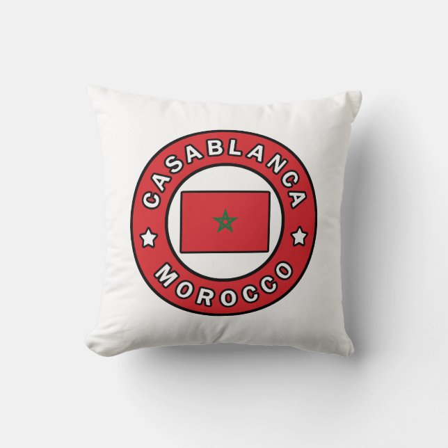 Casablanca Morocco Cushion (Front)