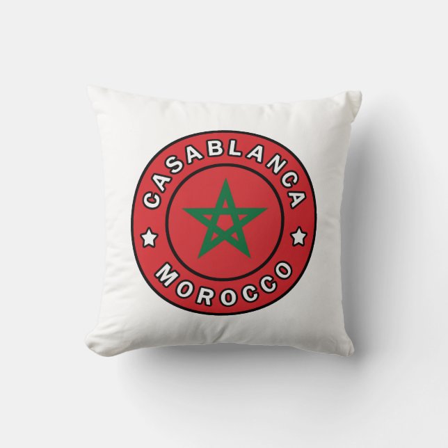 Casablanca Morocco Cushion (Front)