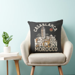 casablanca morocco cushion