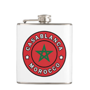 Casablanca Morocco Hip Flask