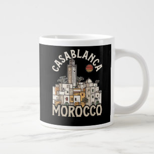 casablanca morocco large coffee mug