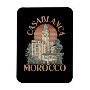 casablanca morocco magnet
