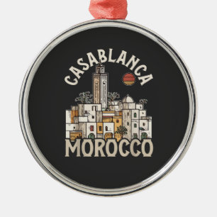 casablanca morocco metal ornament