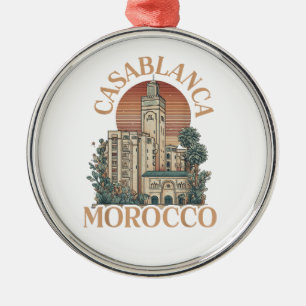 casablanca morocco metal ornament