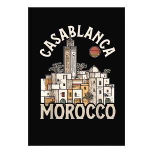 casablanca morocco  photo print